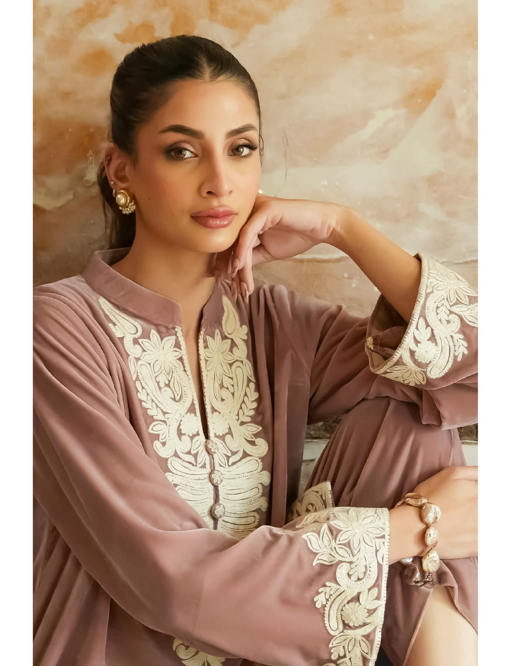 Lilly Pink Velvet Set