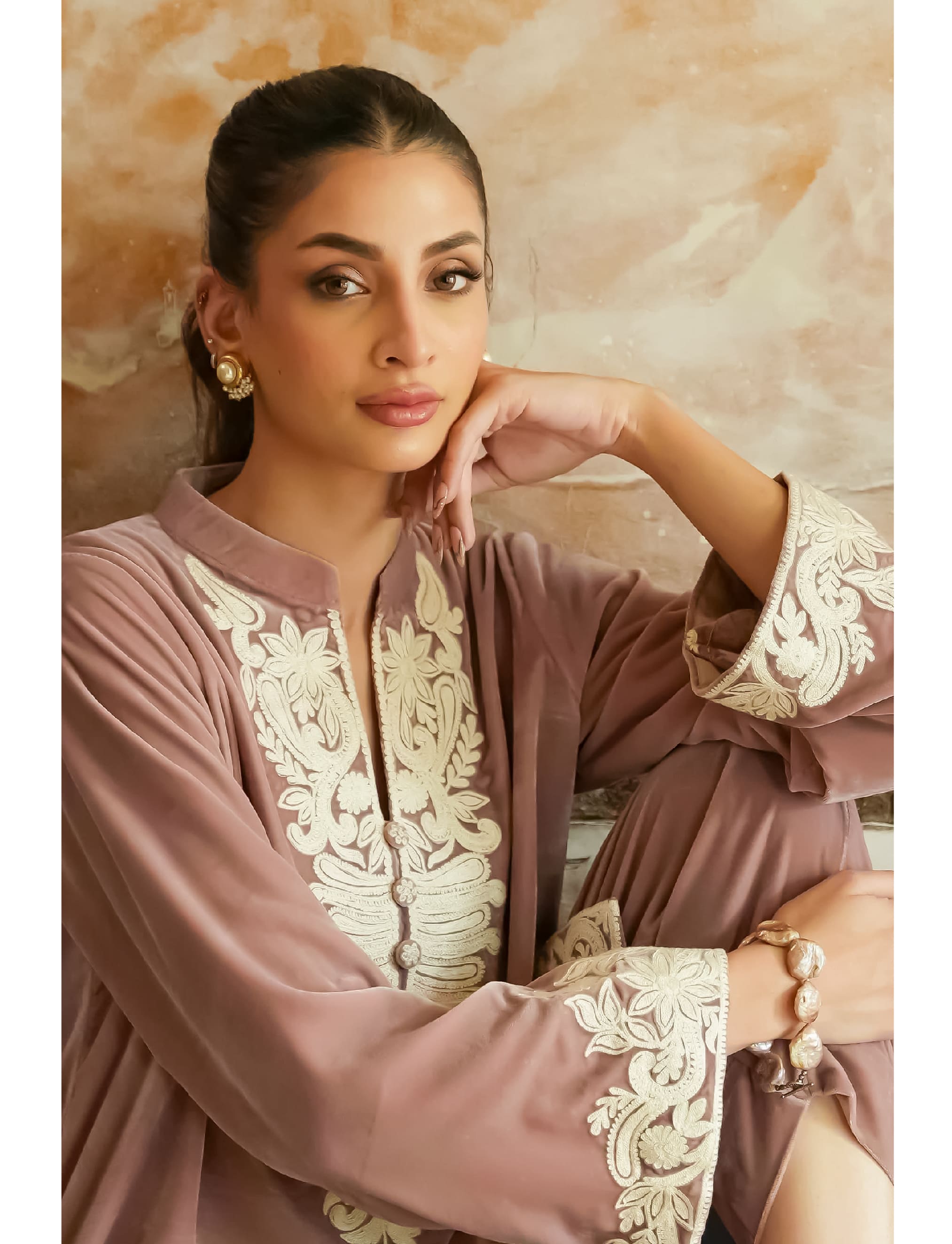 Lilly Pink Velvet Set