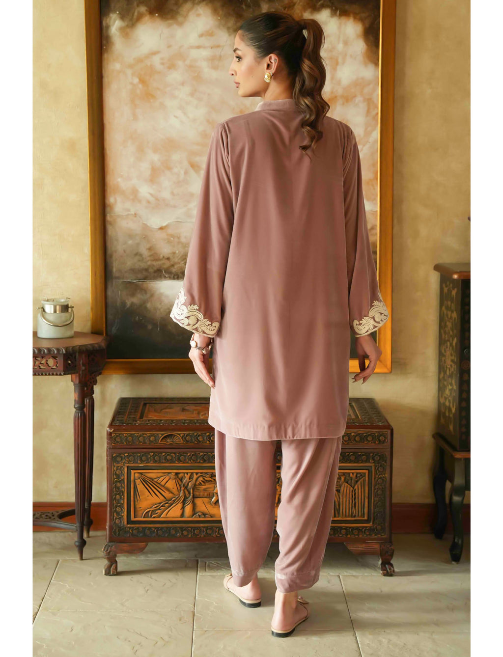 Lilly Pink Velvet Set