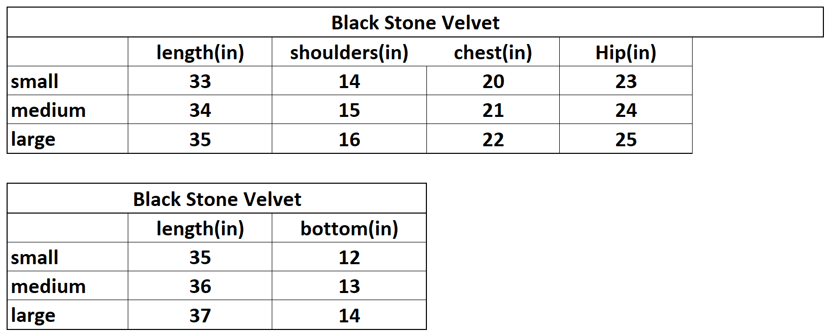 Black Stone Velvet Set