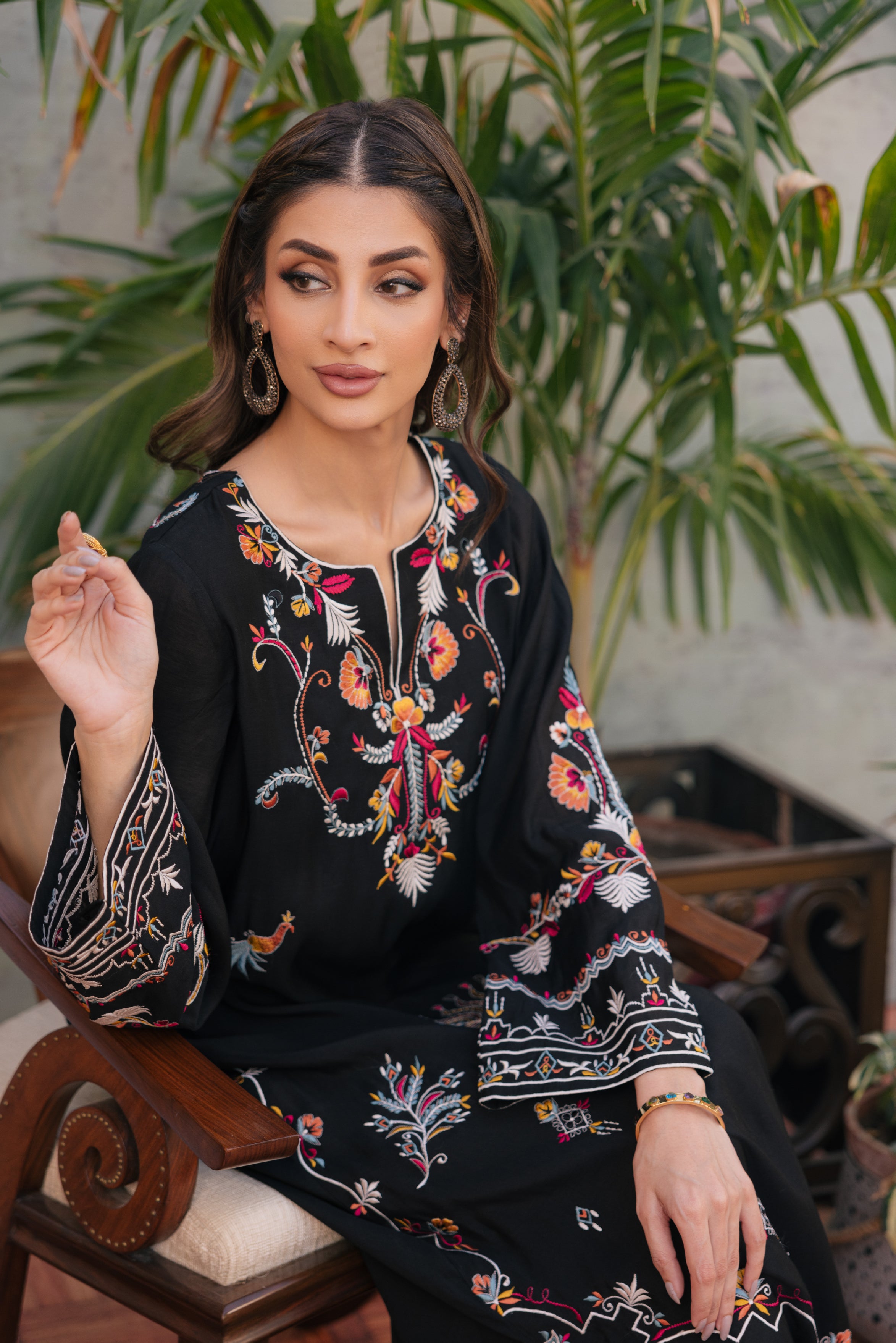Noor Black Kaftan