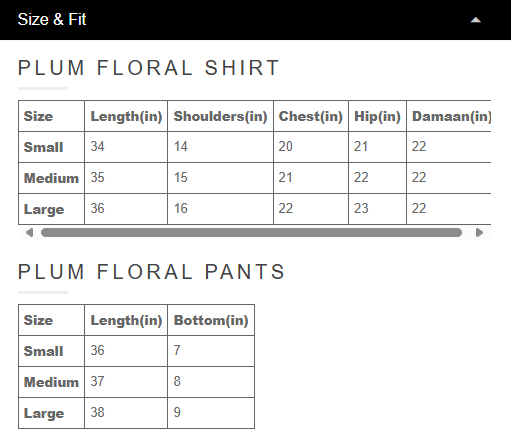 Plum Floral Cord Set