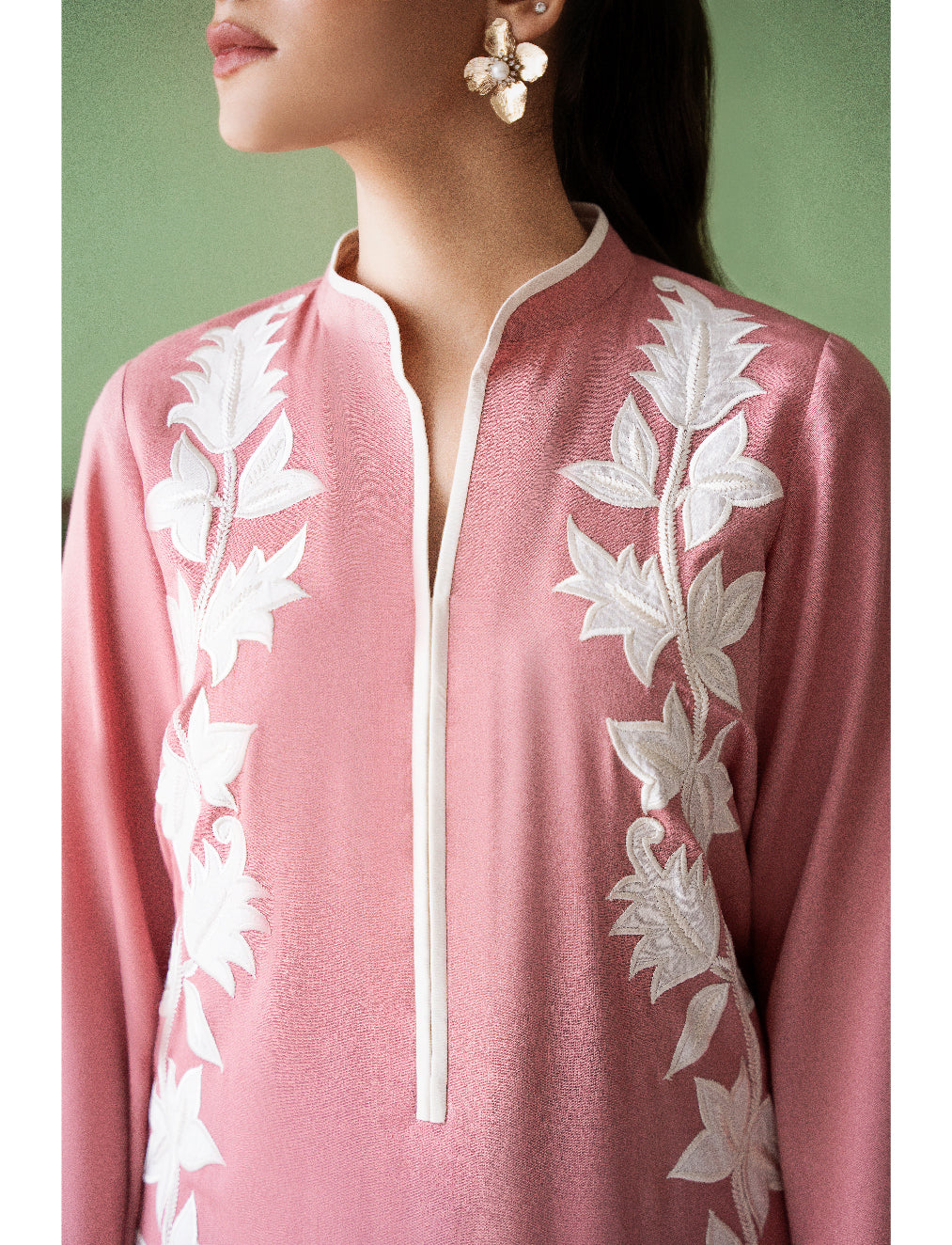 Pink And White Coord Set