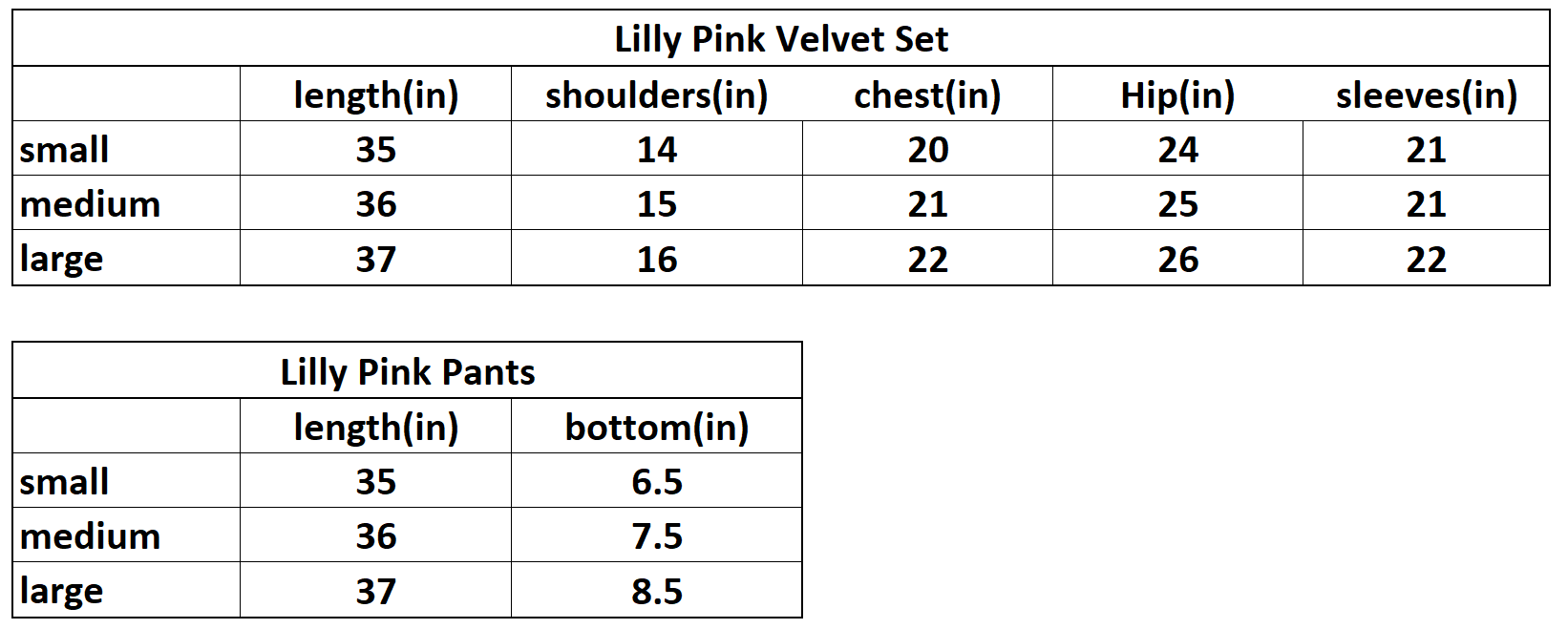 Lilly Pink Velvet Set