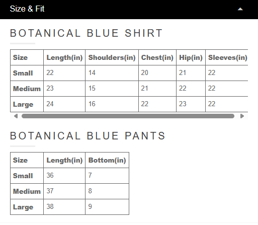 Botanical Blue Ensemble